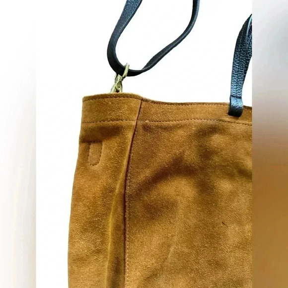 Mark & Graham Italian suede tote/crossbody - Picture 4 of 16